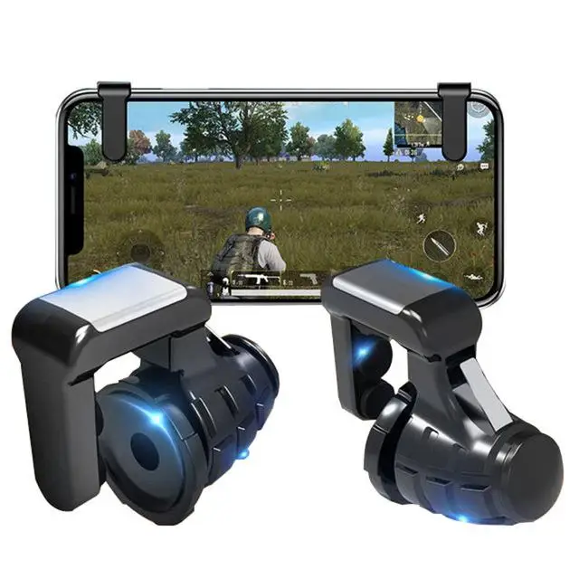 

Pubg Mobile Gamepad Pubg Controller for Phone L1R1 Grip with Joystick / Trigger L1r1 Pubg Fire Buttons for iPhone Android IOS