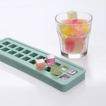 Excellent Silicone Ice Cube Tray Exquisite Ice Block Tubs Ice-Sucker Cool DIY Making Moulds Box Freezing Boxes Ice-Pop Molds zhenxing 4 cup ice pop making molds w sticks translucent white green