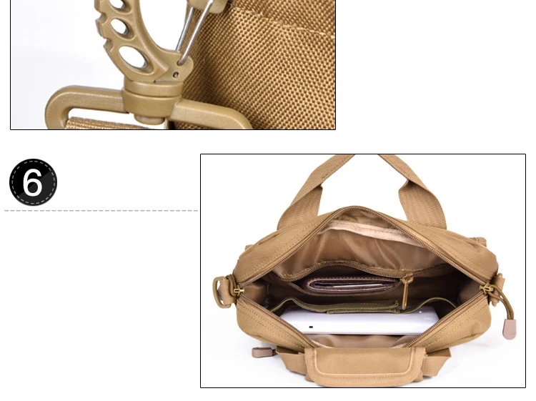 Molle Tactics Messenger Bag Nylon Military Sling Bag Vintage Camouflage Army Crossbody Bag Single Shoulder Chest Pack (10)