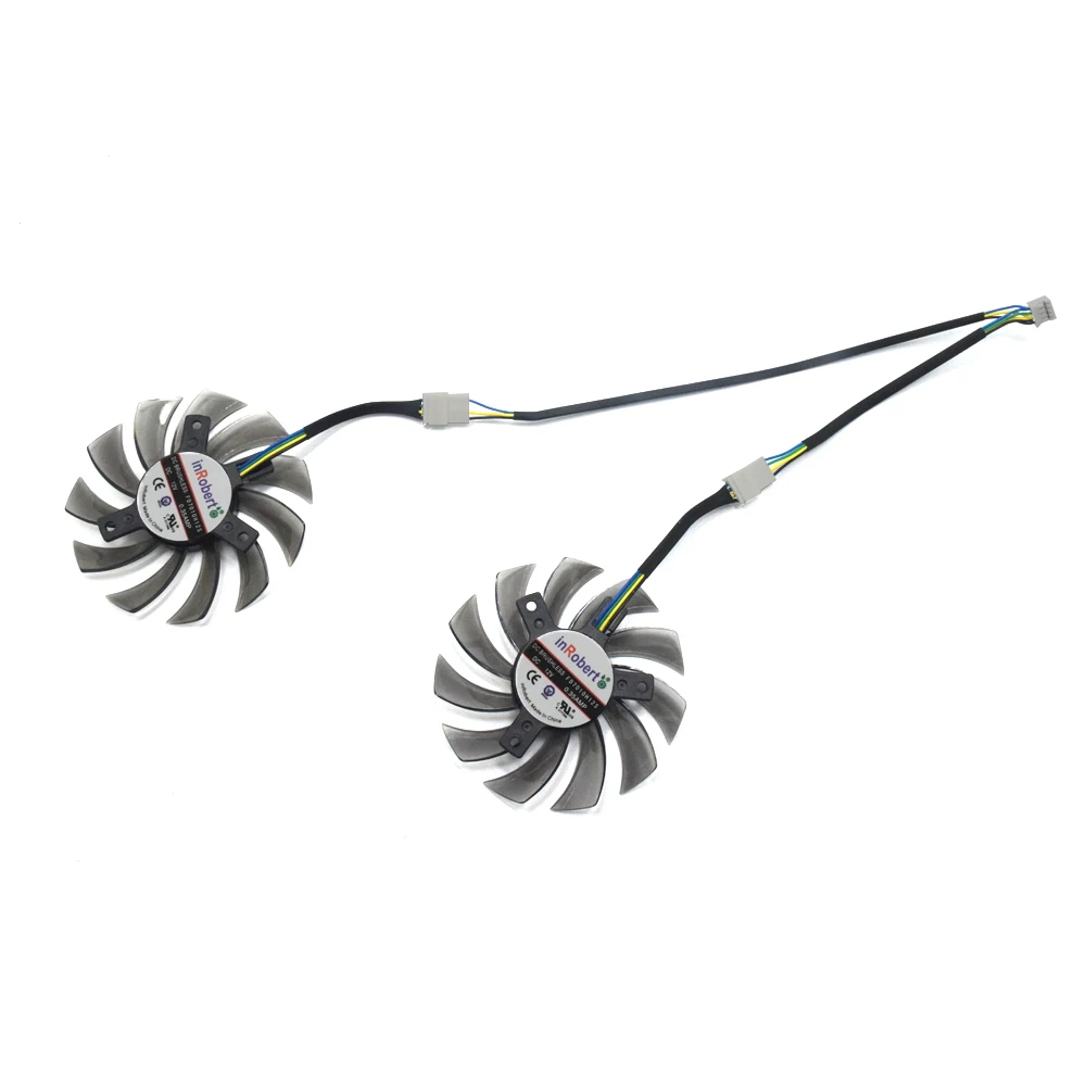Вентилятор охлаждения для видеокарты MSI GTX 460 560 570 twin frozr ii Zotac GTX770 75 мм|cooler fan|cooling