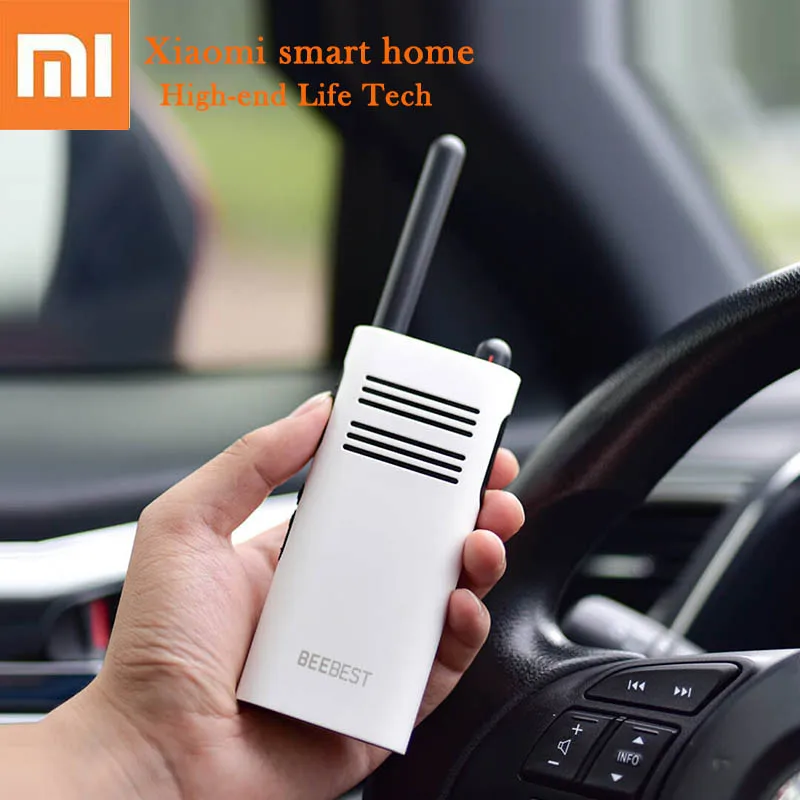 

Xiaomi Mijia Handheld Walkie Talkie Portable Back Clip Mode 5W Radio 400MHz- 470MHz Speaker Talk Communicator For Outdoor Sports