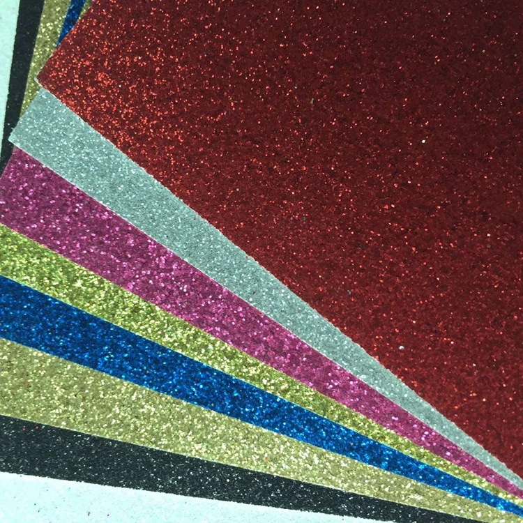 300gsm 12*12 540 Piece Glitter Paper For Handmade Crafts Glitter Cardstock  Paper