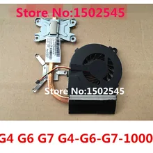 Настоящий ноутбук вентилятор радиатора для hp павильон G4 G6 G7 G4-G6-G7-1000 вентилятор радиатора 643257-001 643259-001 аккумулятор большой емкости