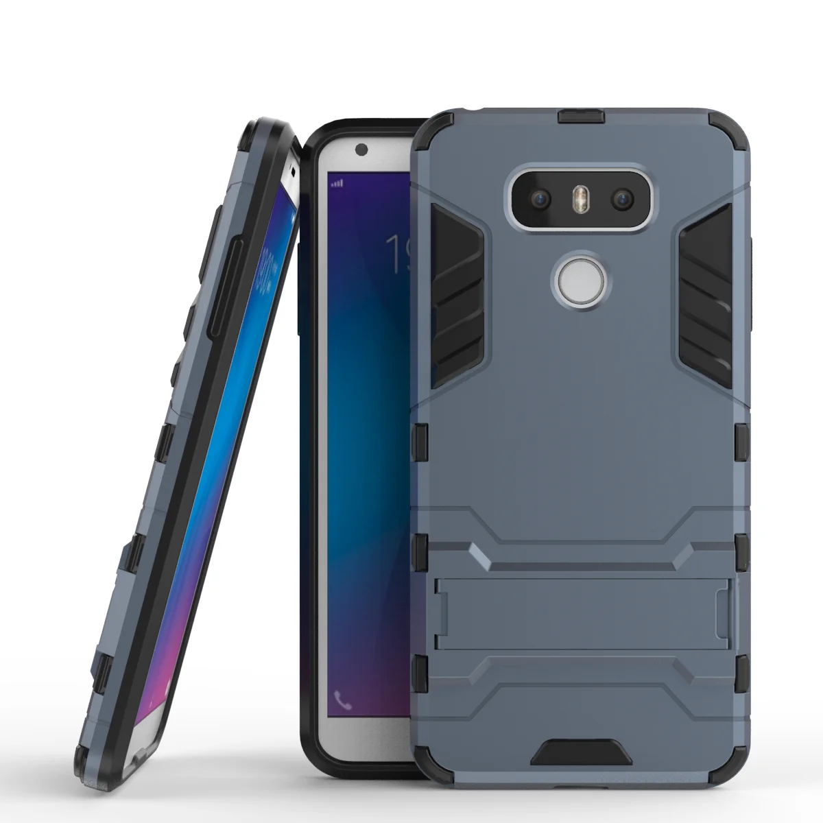 Для LG G7 ThinQ/G7 +/G6/G6 Pro/G6 Plus/G5 чехол Роскошный Железный человек Гибридный Силиконовый