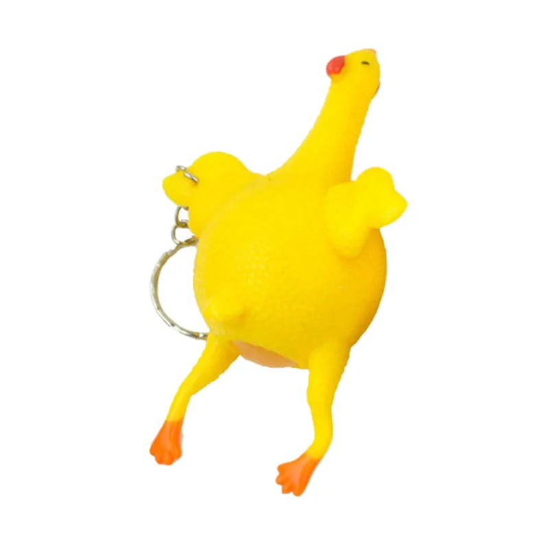 3 шт./компл. детские забавные сжать цыпленка игрушка обман с брелком для ключей, забавные Забавные игрушки розыгрыши костюм для ребенка