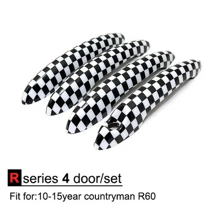 TTCR-IICar дверная ручка оболочка ABS пластиковая крышка Крышка для Mini Cooper S Countryman Clubman R56 F56 F55 F54 F57 F60 R55 R58 R61 R60 - Цвет: Коричневый