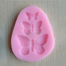 Горячая 1 шт. новые бабочки помадные формы силиконовые сахарная форма ремесленные формы DIY Инструменты для украшения торта