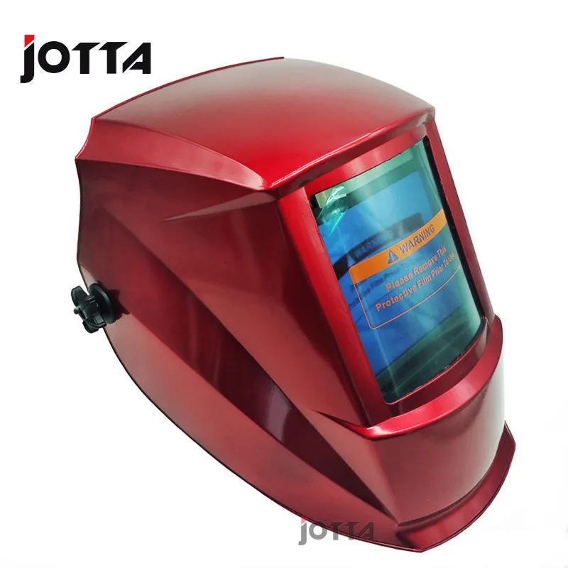 Красная LI батарея Солнечная Автоматическая Затемнение/затенение электрическая Сварочная маска/шлем для сварочного оборудования и