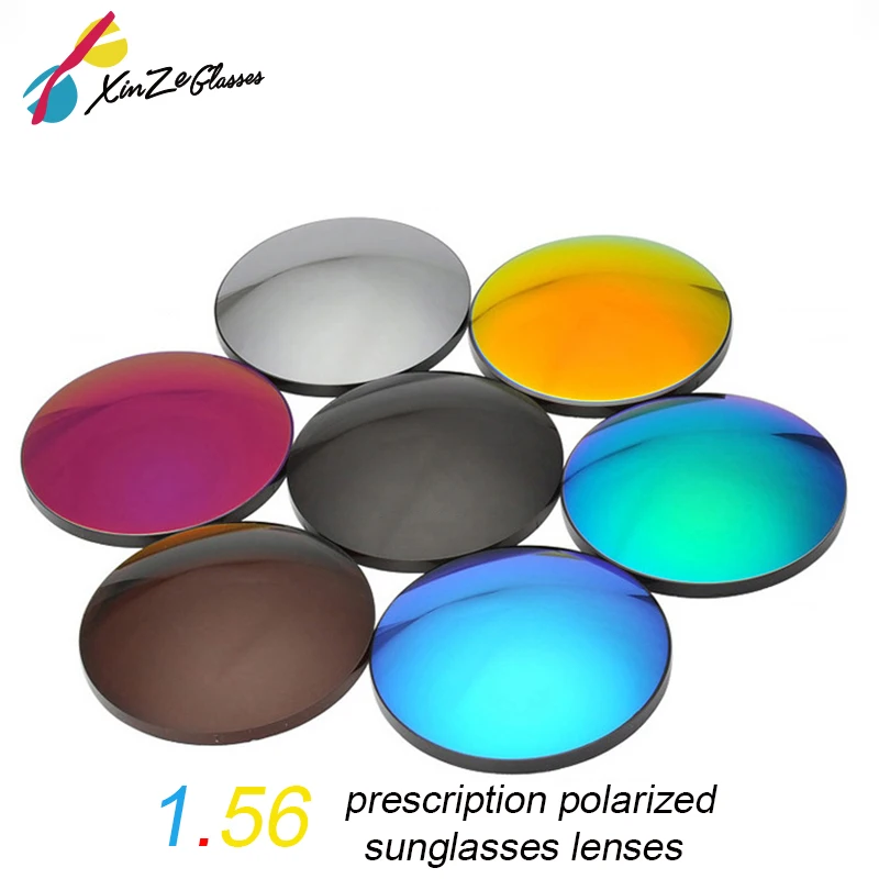 

XINZE 1.56 Index Polarized Prescription Driving Sunglasses Lenses Women Men Myopia hyperopia presbyopia Astigmatism Mirror Lens