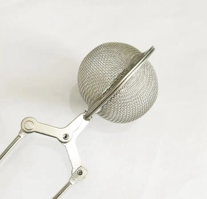 ORGANBOO 1 шт нержавеющая сталь чай заварки цепи ручка чай фильтр для приправ диаметр шарика 4,5 см