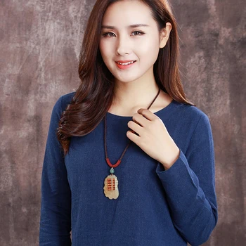 

multiple styles can choose jewelry natural cloak carving abacus pendant sweater chain men and women necklace decoration