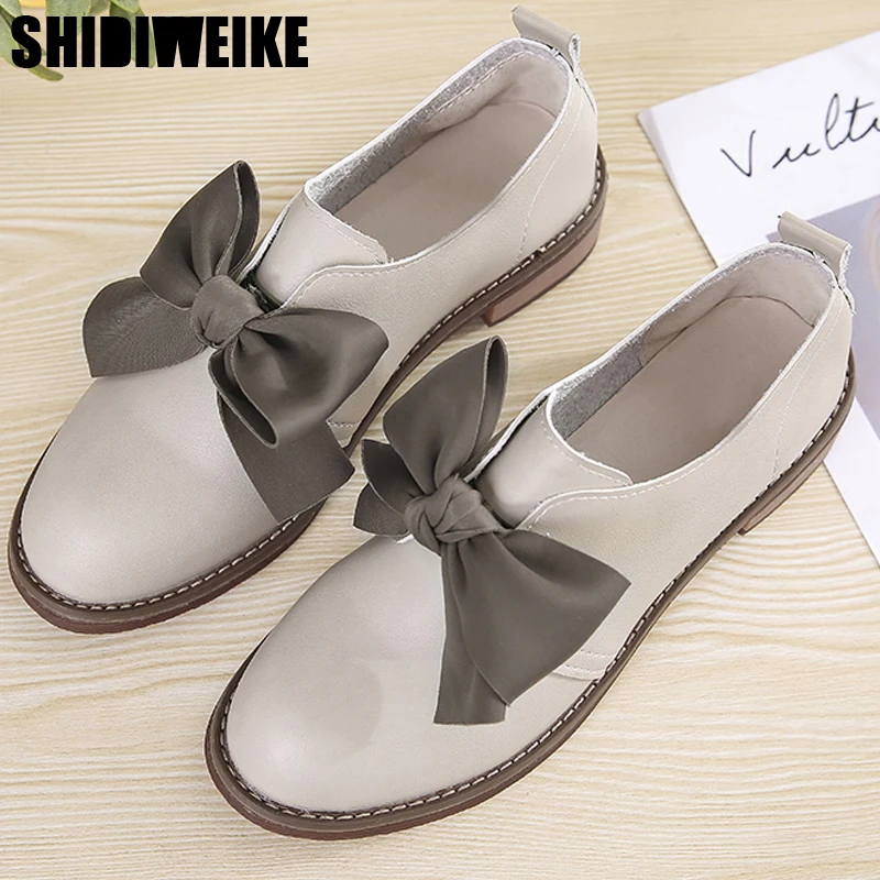 

2019 Party Slip-On Big Bow Wedding Ballet Shoes Designer Mary Jane Ladies Round Toe Chinese Flats Dress Cute Women N667