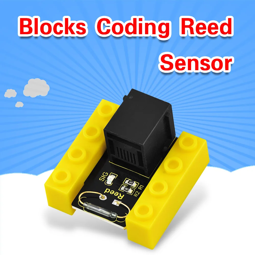 

kidsbits Blocks Coding Vibration Sensor Module for Arduino STEAM EDU (Black and Eco-friendly)