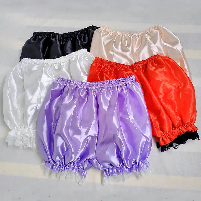 Sexy Mens Lingerie Silky frilly Sissy Male bloomers Panties Gay ...