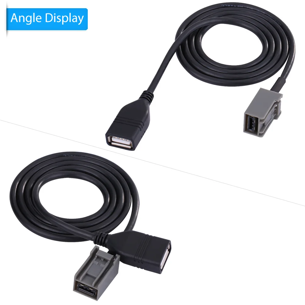 Кабель переходник для аудио в автомобиль 60 см USB 2 0 Honda Mitsubishi 2009|Кабели адаптеры и