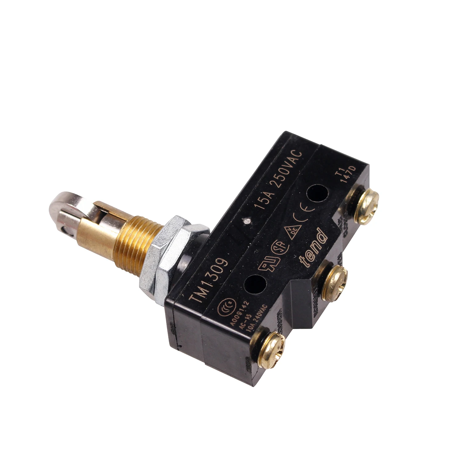 10pcs Screw Terminals Panel Mount Cross Roller Plunger Limit Switch