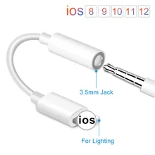 Аудио кабель-удлинитель для мобильного телефона до 3,5 мм аудио кабель для преобразования наушников для iPhone 7 8 X AUX Аудио гарнитура конвертер