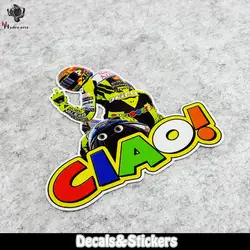 Нет. LN136 46 # Росси Ciao! 3 м Материал Светоотражающие Наклейки Moto GP автомобиля Стикеры Переводные картинки гонки Наклейки мотоцикл