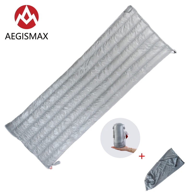 

AEGISMAX Adult Unisex Outdoor Camping E M 190x72cm 800FP White Goose Down Envelope Sleeping Bag