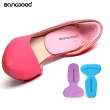 Мода 2-в-1 полезные T-Форма нити сзади стопы наклейки-Подпятники туфли на высоком каблуке из мягкого материала;