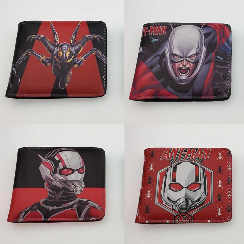 

Ant-man short wallet PU leather wallet for man cartoon student wallet