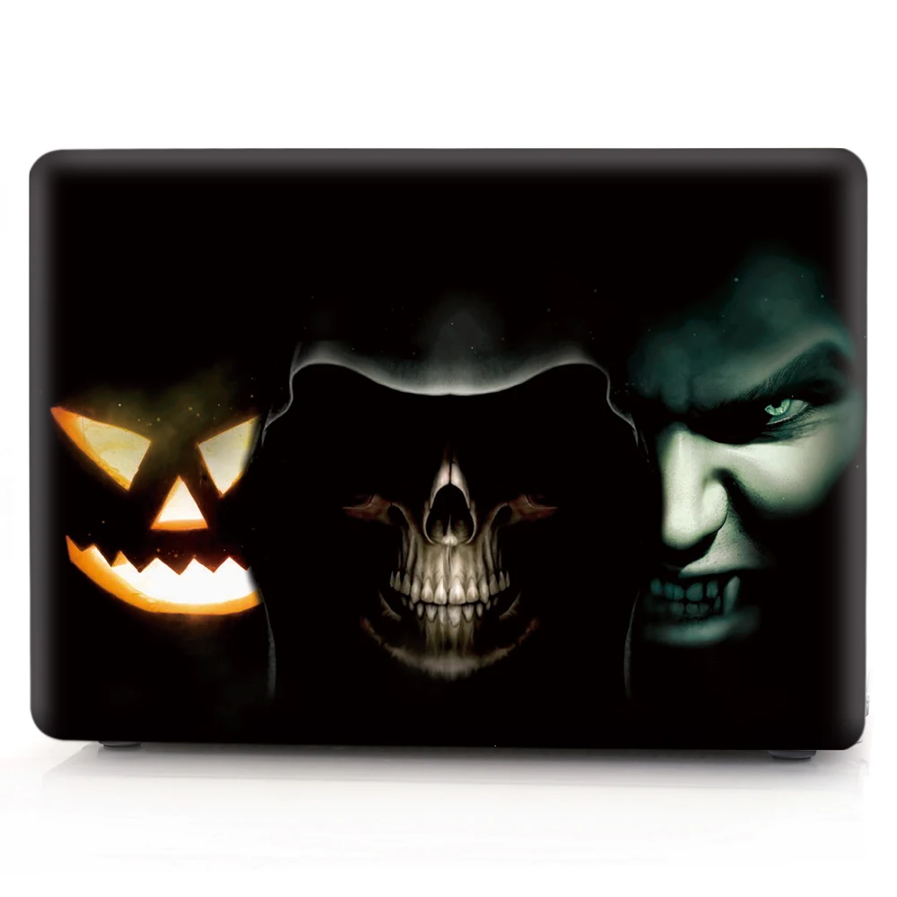 2018 Cartoon Pumpkin For MacBook Air 13 Case A1466 Halloween Hard PC Laptop Cover for mac book Air 13 A1466 Cartoon Case (9)
