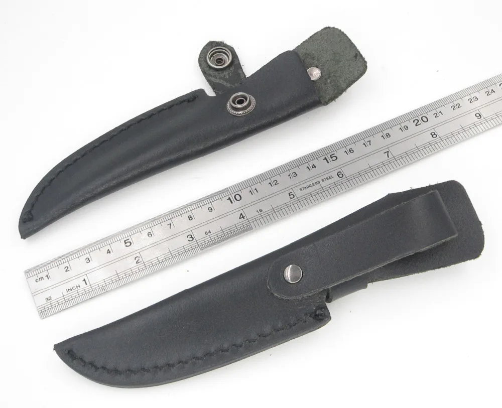 fixed Blade knife tool belt loop case holder leather sheath scabbard