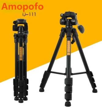 

Amopofo Q111 Camera Tripod 4.8ft 4 Section Aluminum Alloy ABS Camera Tripod multi-angle Shooting ,DHL Free shipping