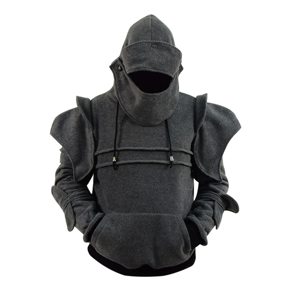 

Medieval Vintage Warrior Soldier Knight Hoodie Men's Autumn Winter Sweatshirt