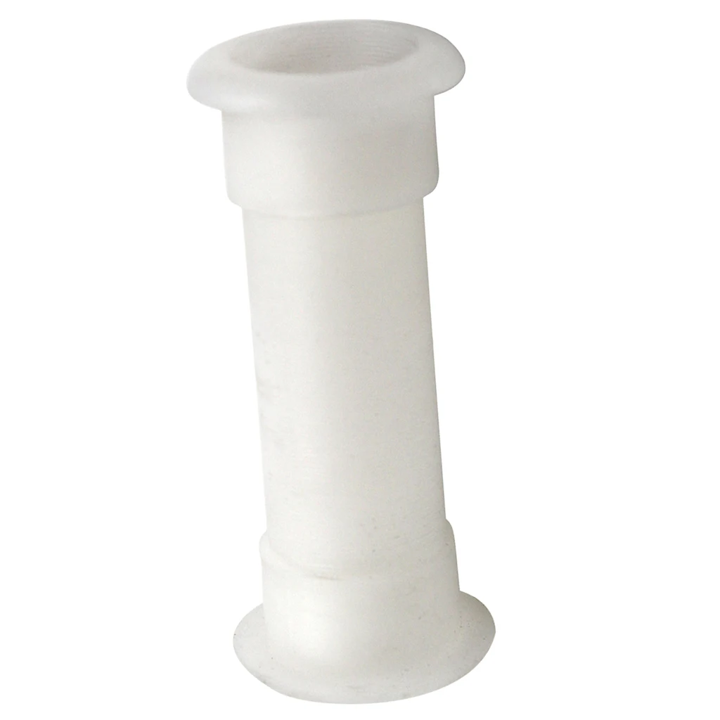 Boat 3/4 Inch Thru Hull White Drain Tube Up to 2 1/2 Plastic Drain Tubes For Boat Transom Fits 1-1/4inch Opening White
