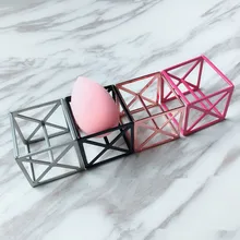 Держатель спонжа для макияжа сушильная стойка красота кронштейн полый косметический буф Дисплей Стенд Поддержка квадратная база