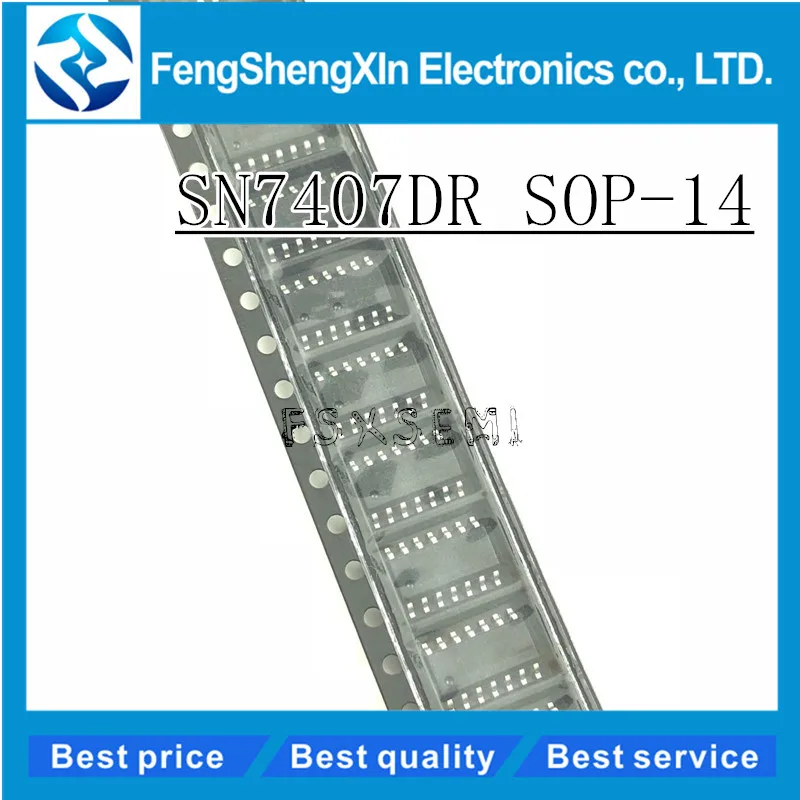 10pcs/lot New 7407 SN7407DR SN7407 SOP 14 HEX BUFFERS/DRIVERS WITH OPEN ...