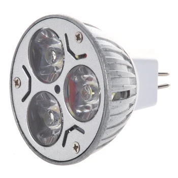 

MR16 3x1 Watt LED Spot Light Bulb 20W, White, for Track Light, Landscaping Halogen Replacement