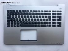 SP Spanish Laptop Keyboard For ASUS S500CA Silver with C Cover Palmrestkeyboard SP Layout