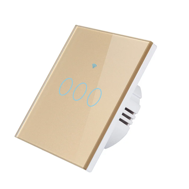 

Smart Switch Wall Light WIFI APP Remote Touch Contorl Switch for Alexa/Echo Home Wall Switch for Smart Home Alexa, Google Home
