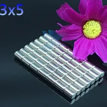 200 шт. 3 мм X 5 мм сильный круговой диск 3x5 Nd-Fe-B неодимовый магнит 3*5 Новое искусство ремесло соединение