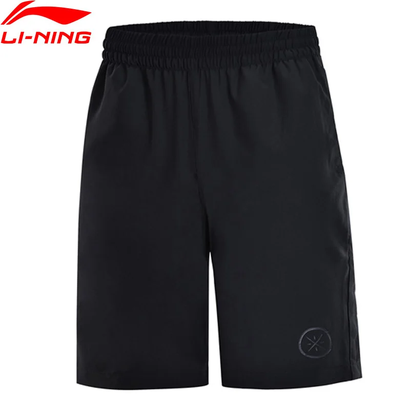 

(Clearance Sale)Li-Ning Men Wade Series Sports Shorts 88% Polyester 12% Spandex Breathable LiNing Sport Shors AKSN181 MKD1533