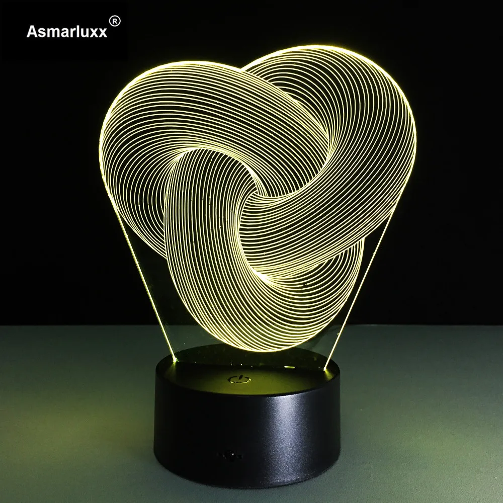 Asmarluxx Abstract 3d led lamp0005