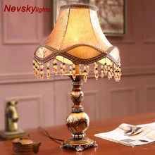 Настольная лампа из смола для декора светильник настольный в спальню прикроватная лампа настольная ночники с тканевыми абажурами настольные лампы для гостинной тумбочка светильник