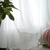 White Curtains Solid White Tulle Modern Curtains for Living Room Transparent Tulle Curtains Window Sheer for the Bedroom 184&30 ► Photo 3/6