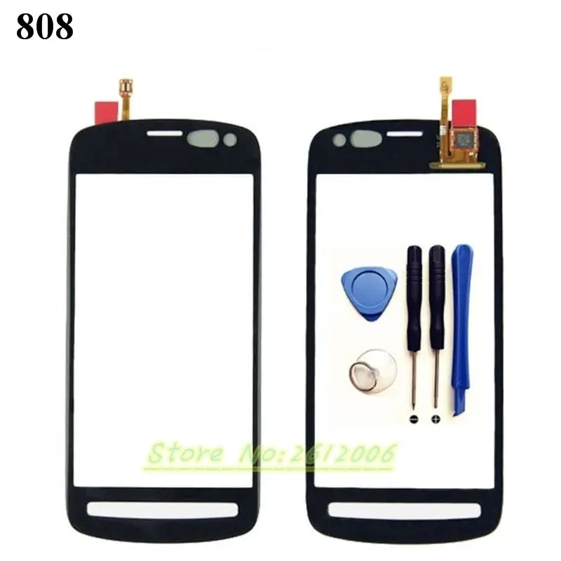 imágenes para Original de Alta Calidad Para Nokia PureView 808 Pantalla Táctil Digitalizador Del Sensor Frontal Lente de Cristal del panel + herramientas imágenes para Original de Alta Calidad Para Nokia PureView 808 Pantalla Táctil Digitalizador Del Sensor Frontal Lente de Cristal del panel + herramientas