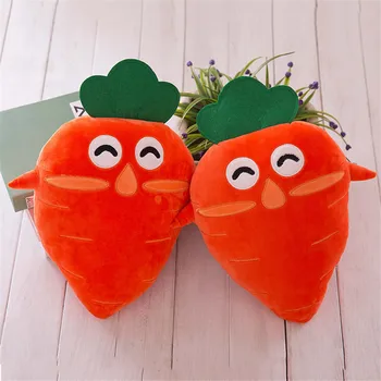 

New Creative Back Cushion Cartoon Carrot Pillow Doll Gift Home Decor Plush Corrot Car Pillow Soft Stuffed Toy Birthday Gift
