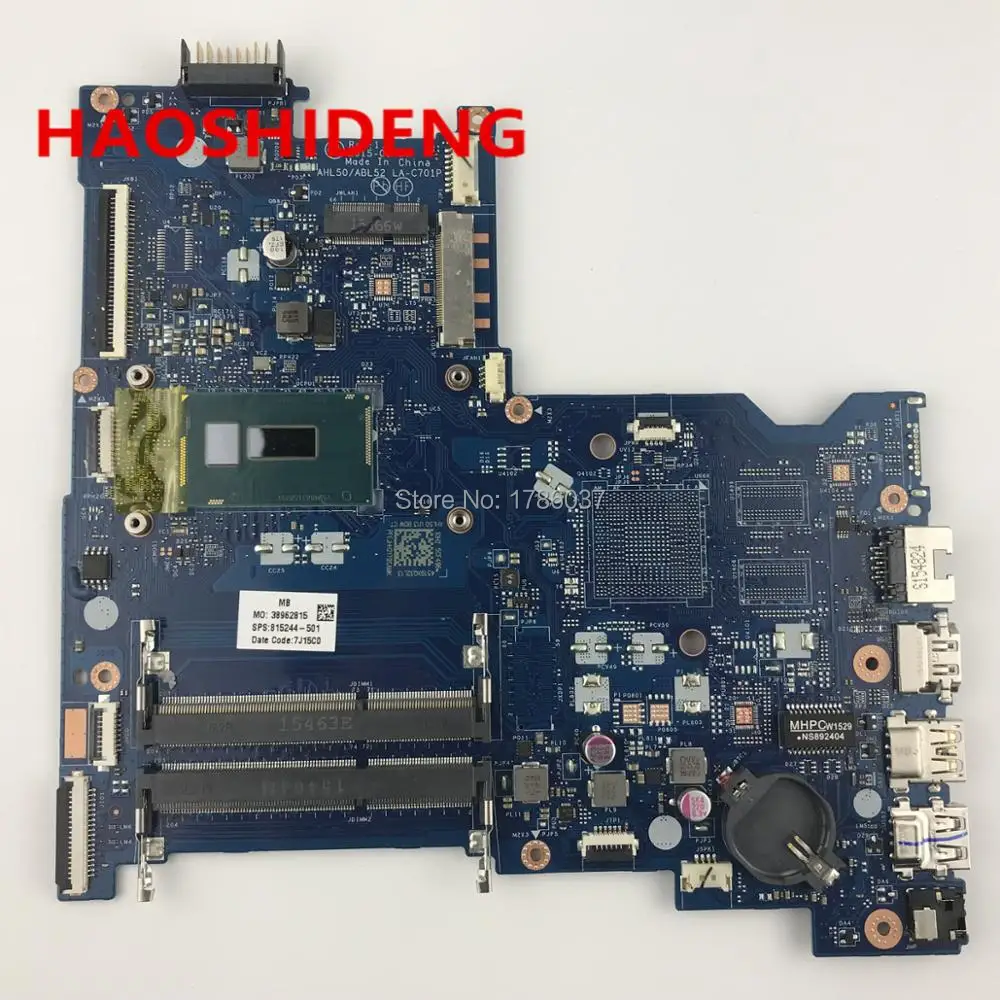 

815244-501 LA-C701P For HP Notebook 15-AC 15T-AC Laptop Motherboard with i5-5200U CPU,All functions fully Tested!