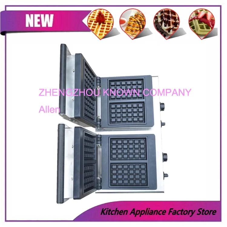 

Double head lolly waffle with two slice waffle maker machine