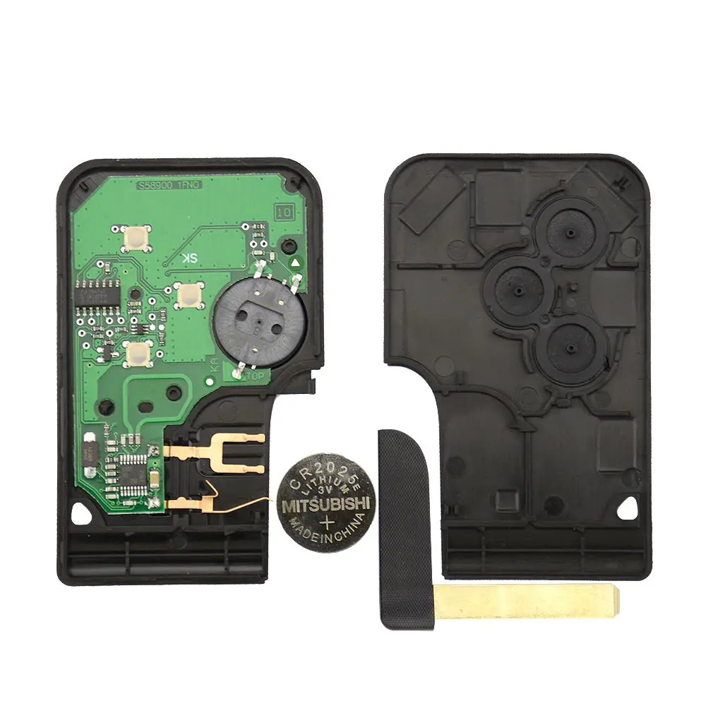 Ключ дистанционного управления Okeytech PCF7947 3 кнопки 433 МГц смарт карта для Renault Megane
