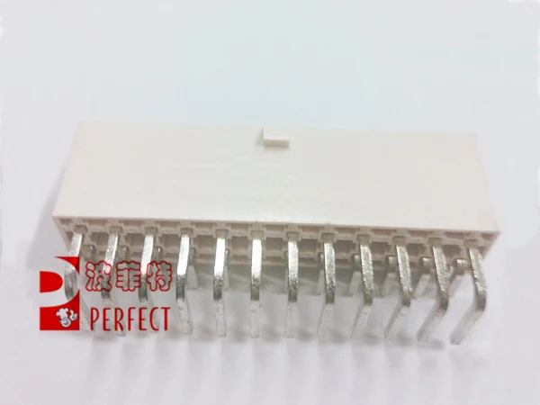 

2pcs 24Pin 24 Pin Power Supply PCB Solder ATX L Angled Plug Connector