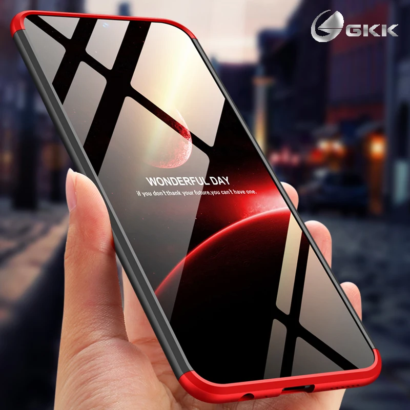 

GKK Luxurious Case for vivo v11 pro 6.41"Hard PC Matte Shockproof 3 in 1 Design 360 Protection Back Cover for vivo v11 pro Case