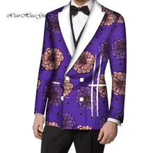 Мужской маскарадный пиджак Африканский Дашики мужская одежда свадебное платье костюм Блейзер Куртка Топы Пальто Повседневное WYN720