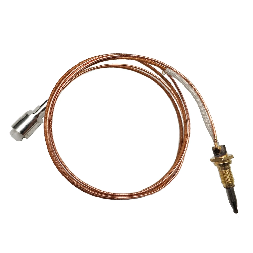 Earth Star Gas Stove Burner Cooker Thermocouple Faston Type 60cm 5mm hole washer thermocouple k j pt100 type metal temperature sensor 0 5 1 2 3m wire cable for 0 400℃ temperature controller