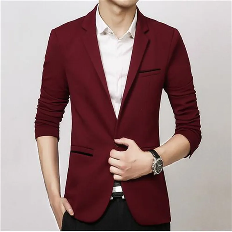 New Arrival Luxury Men Blazer New Spring Fashion Brand High Quality